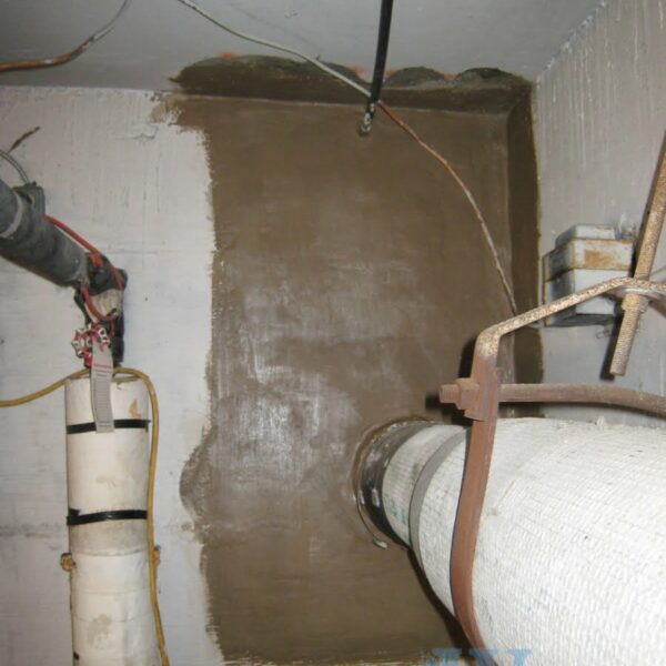 Main waterpipe entering wall repair – Waterproof Masters project photo 1