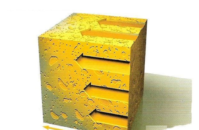 Concrete block after crystallization Concrete block after crystallization