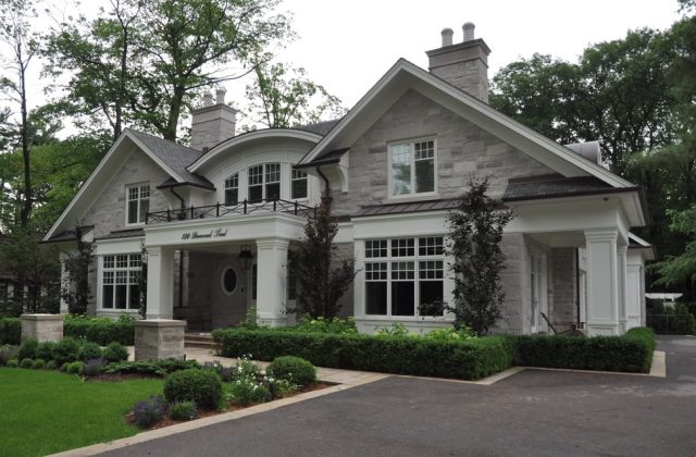 Residential home with a waterproofed basement